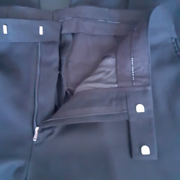 Hugo Boss SZ 34 Black Wool Parker Men's Dress Pants Slacks - Picture 2 of 13